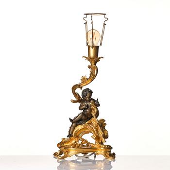 Bordslampa, Frankrike, 1800-talets slut, Louis XV-stil.