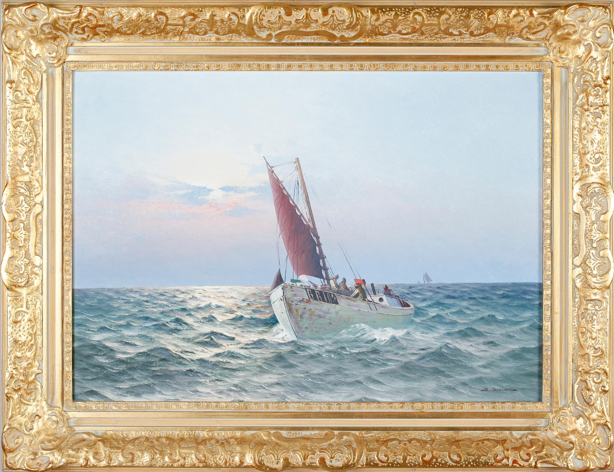 JOHAN OSSIAN-ANDERSSON, olja på duk, signerad.
