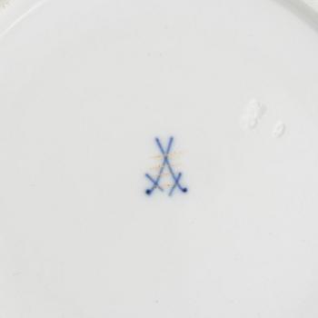 A 27-piece porcelain Mocca set, Meissen, Germany.