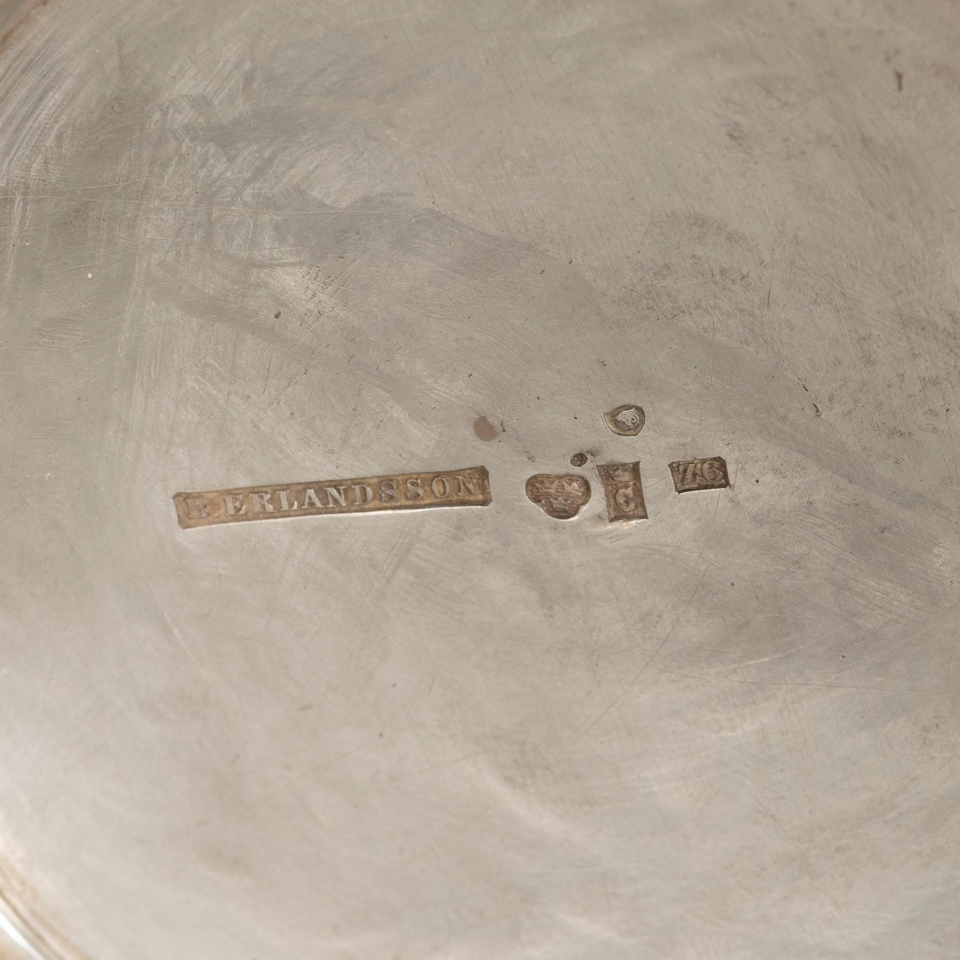 A silver beaker by Berndt Erlandsson, Kristianstad, Sweden, 1902.