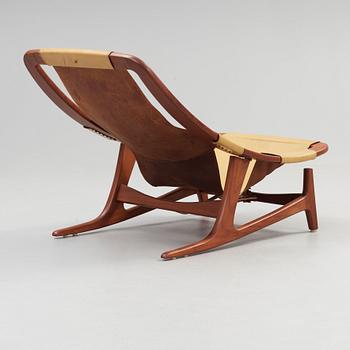 An Arne Tidemand Ruud easy chair 'Holmenkollen', Norcraft Norway 1950-60's.