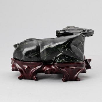 SKULPTUR, sten, orientalisk, 1900-tal.