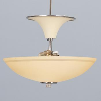 TAKLAMPA, art deco, Böhlmark. Diam 35 cm.