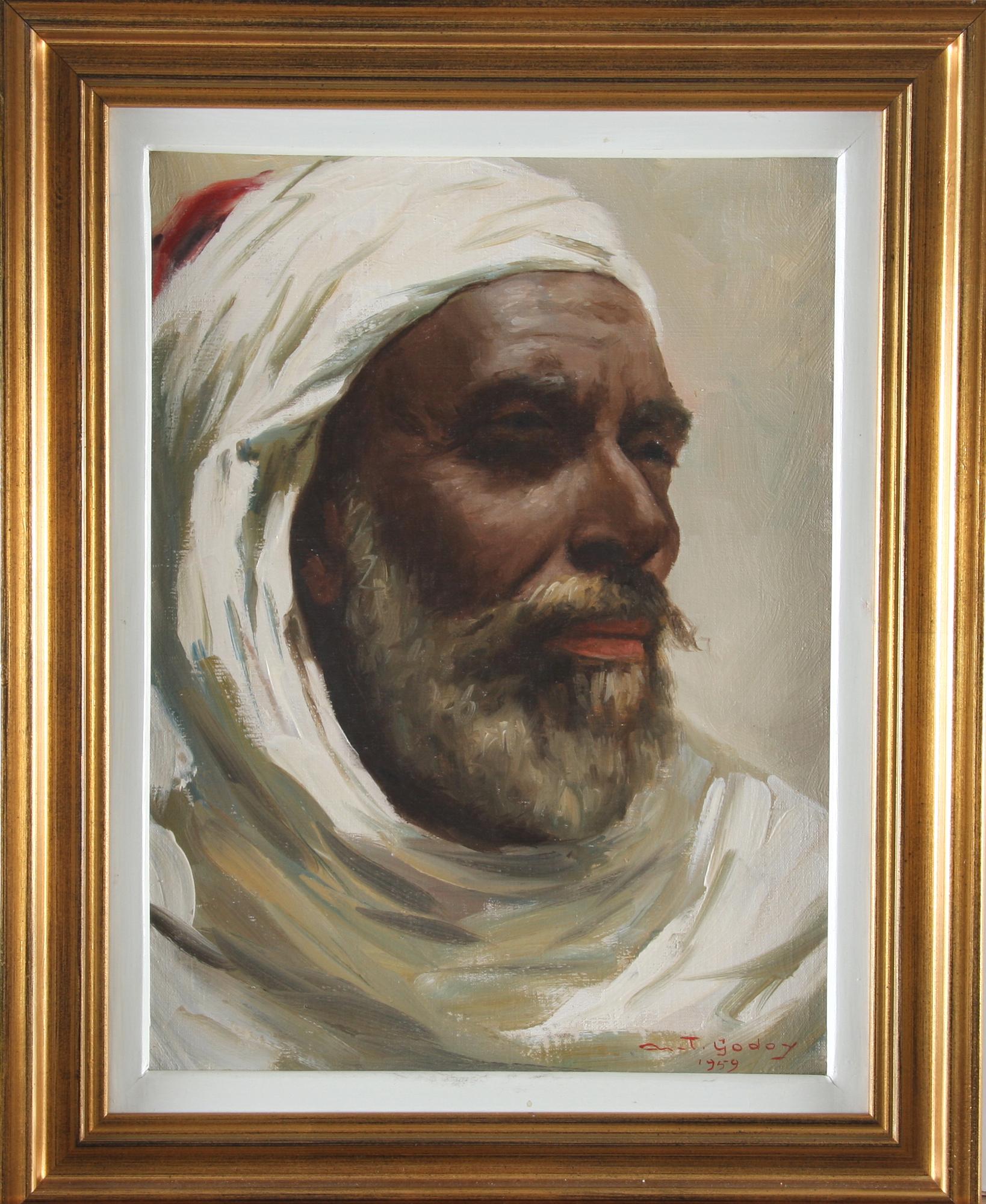 GODOY, ANTHONY. Olja på duk, sign o dat 1959.