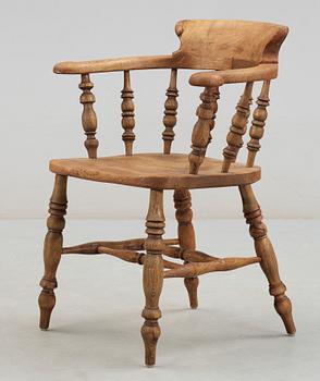 KARMSTOL, sk smokers chair, England, 1900-tal.