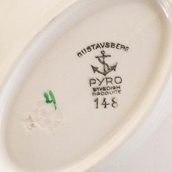 SAMLING "PYRO2, 15 delar, Kåge, Gustavsberg, 1900-talets första hälft.