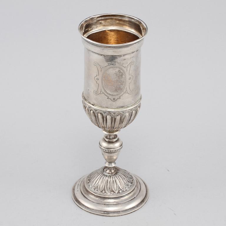 KALK, silver, C.G Hallberg, Stockholm, 1883.