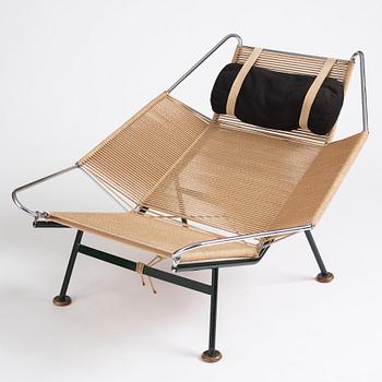 Hans J. Wegner, fåtölj "Flag Halyard / Snørestolen", Getama, Danmark, sannolikt 1950-tal.