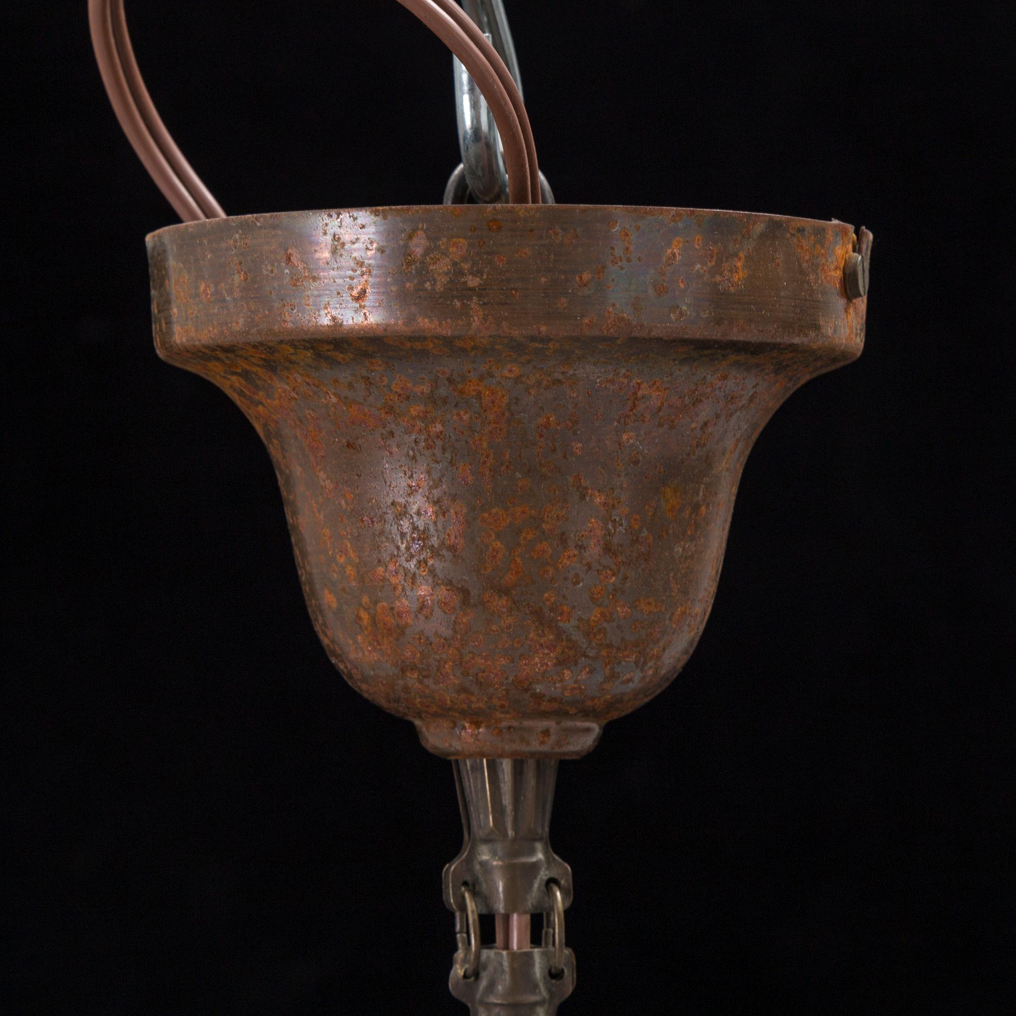 A PETER BEHRENS "LUZETTE" CEILING LAMP, AEG first half of 20th century.