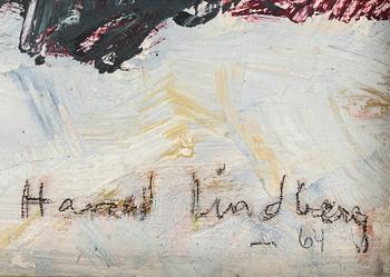 HARALD LINDBERG, olja på pannå, signerad samt daterad -64.