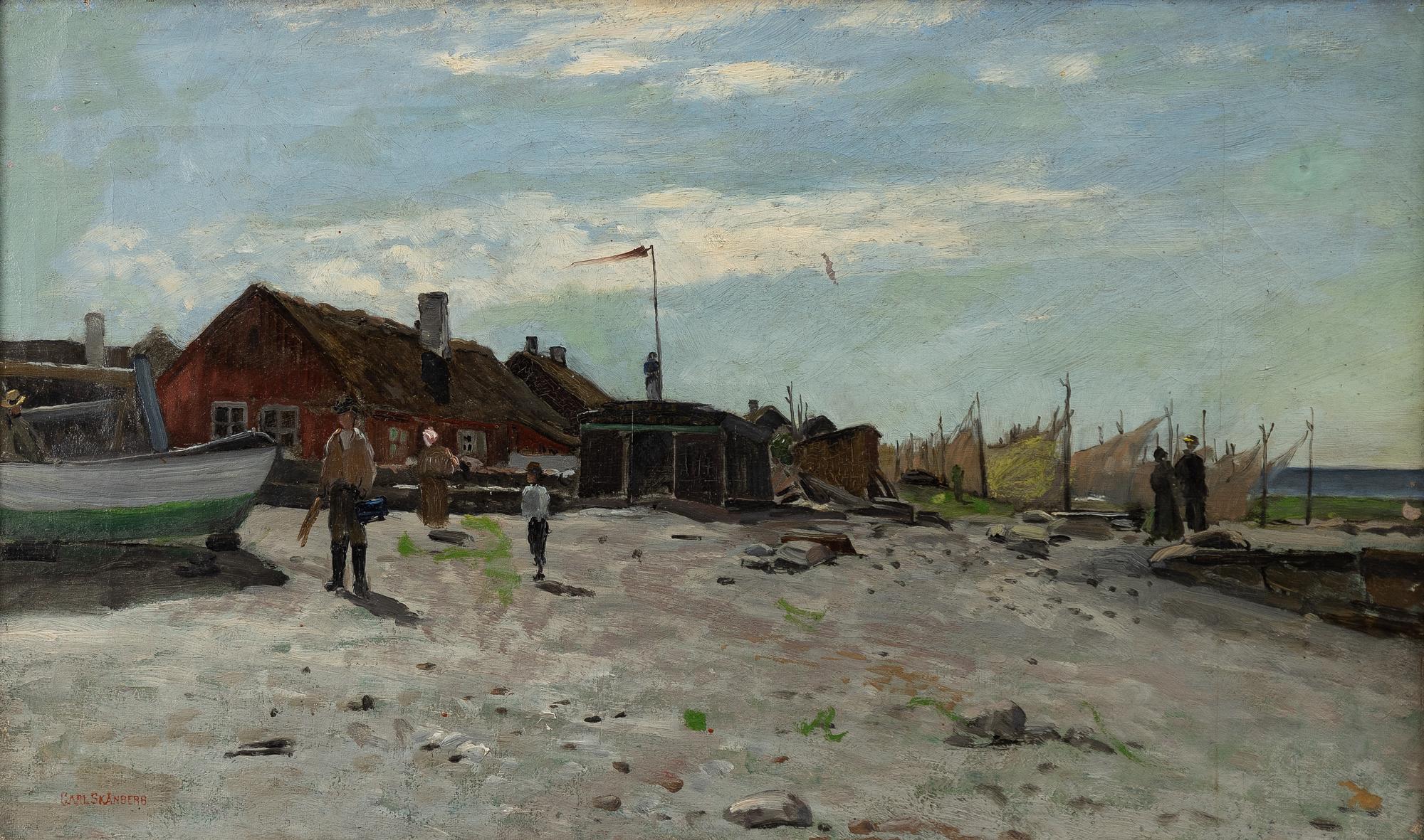 Carl Skånberg, Fishing village.