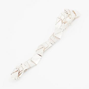 Zoltan Popovits, bracelet, "Origami",  sterling silver, Lapponia 2001.