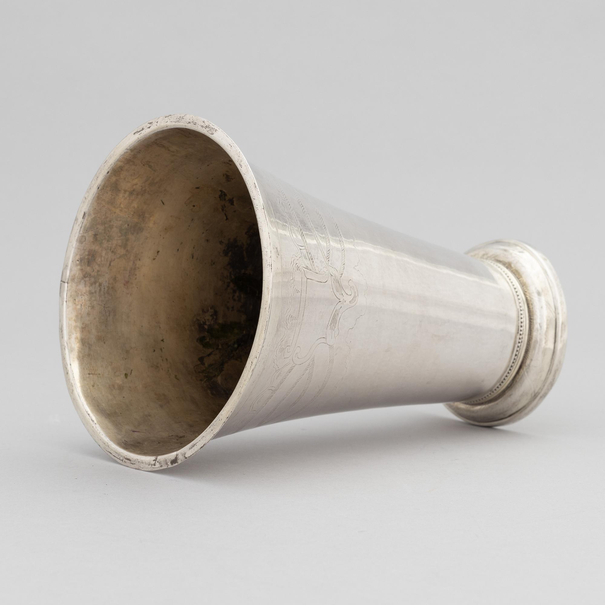 Lorenz Hell, a silver beaker, Alingsås, 1797.