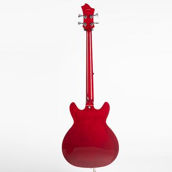 Hagström, "Viking", VIKB-WCT, semi-akustisk bas, Sverige, 2000-tal.