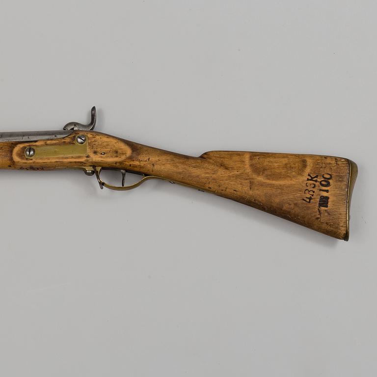 A Swedish Infantry percussion rifle model 1815/49.