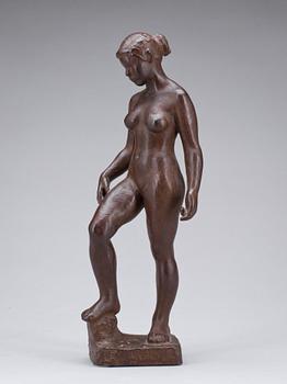 ANSGAR ALMQUIST, skulptur brons. Signerad och numrerad 1/8.