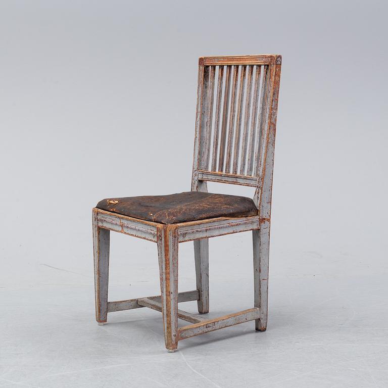 A Swedish chair, early 19th century.