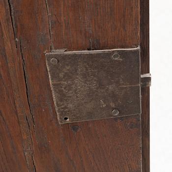 A wall cabinet, 18th century.