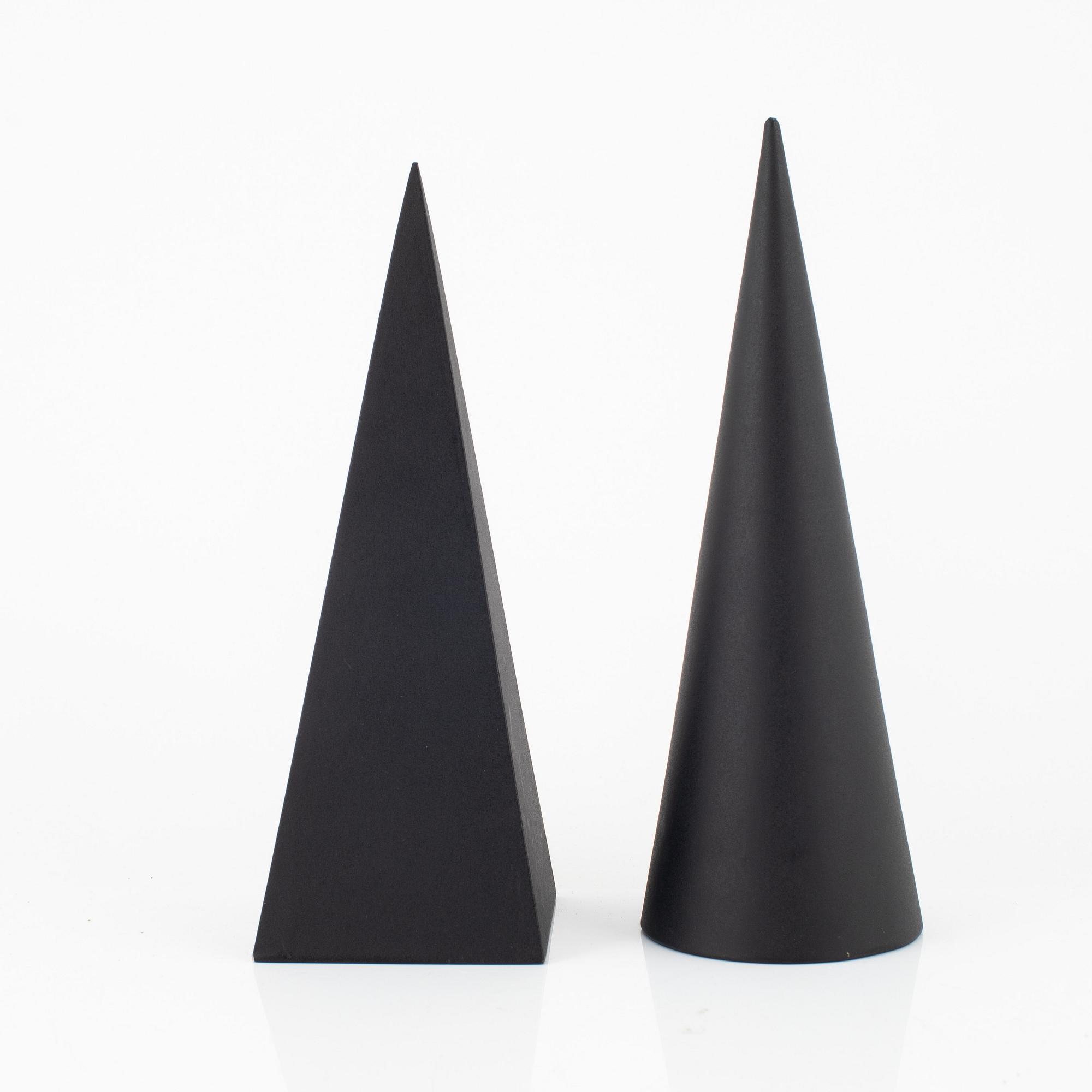 Pinetti, objects / sculptures, 2 pcs, Italy 1980s.