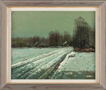 WIKTOR KORECKI, olja på duk, signerad.