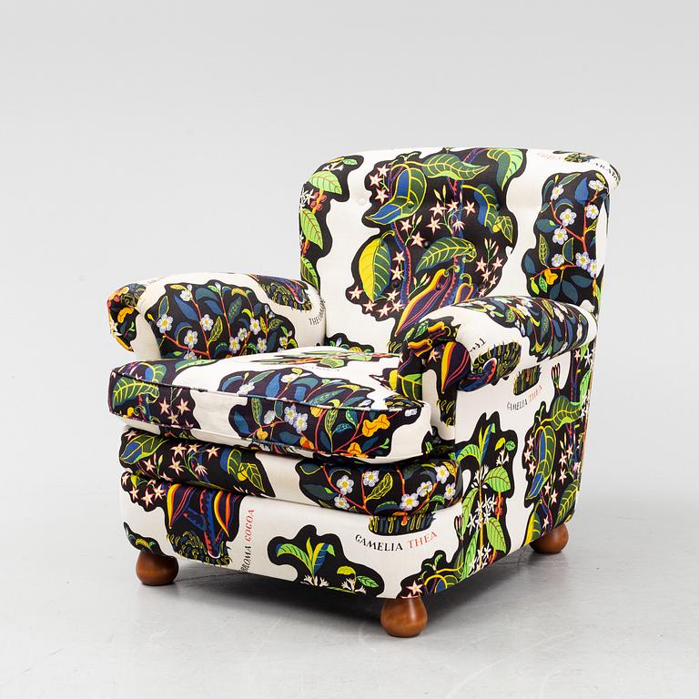 Josef Frank, a model '568' easy chair, Svenskt Tenn, 2007.