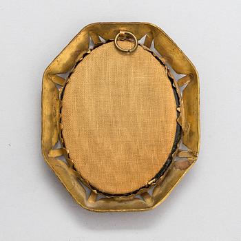 Unknown artist 19th Century. Miniature. Unsigned.