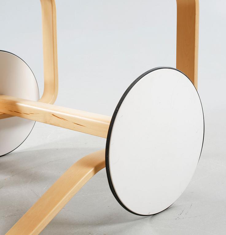 An Alvar Aalto serving trolley, model 900, made by Artek, designed 1937, made around year 2000.