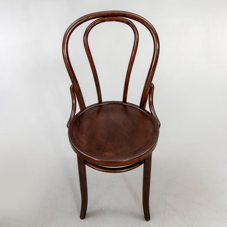 Stolar, 6 st, böjträ, 1900-talets andra hälft.