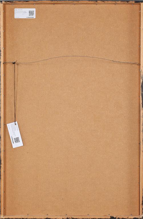 CARL FREDRIK REUTERSWÄRD,  blandteknik, sk "Lackvarell", monogramsignerad.