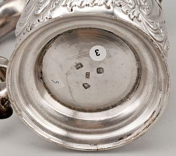 STOP, silver, London troligen 1763. Vikt ca 890 gram.