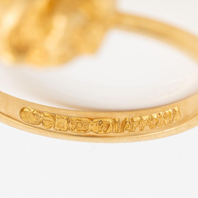 Björn Weckström, ring, 18K guld, Finland 1976. För Lapponia.