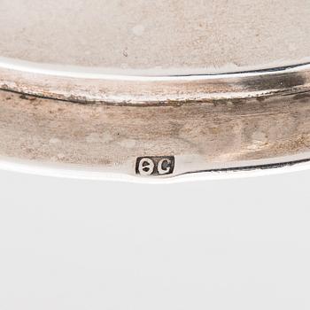 A lidded silver sugar bowl, Moscow, Russia 1807. Cyrillic maker's mark FS, Fyodor Serebrianikov.