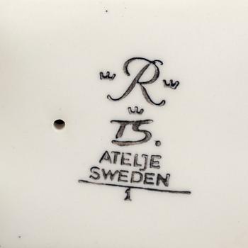 TIMO SARVIMÄKI, two ceramic figurines, Rörstrand, Sweden.