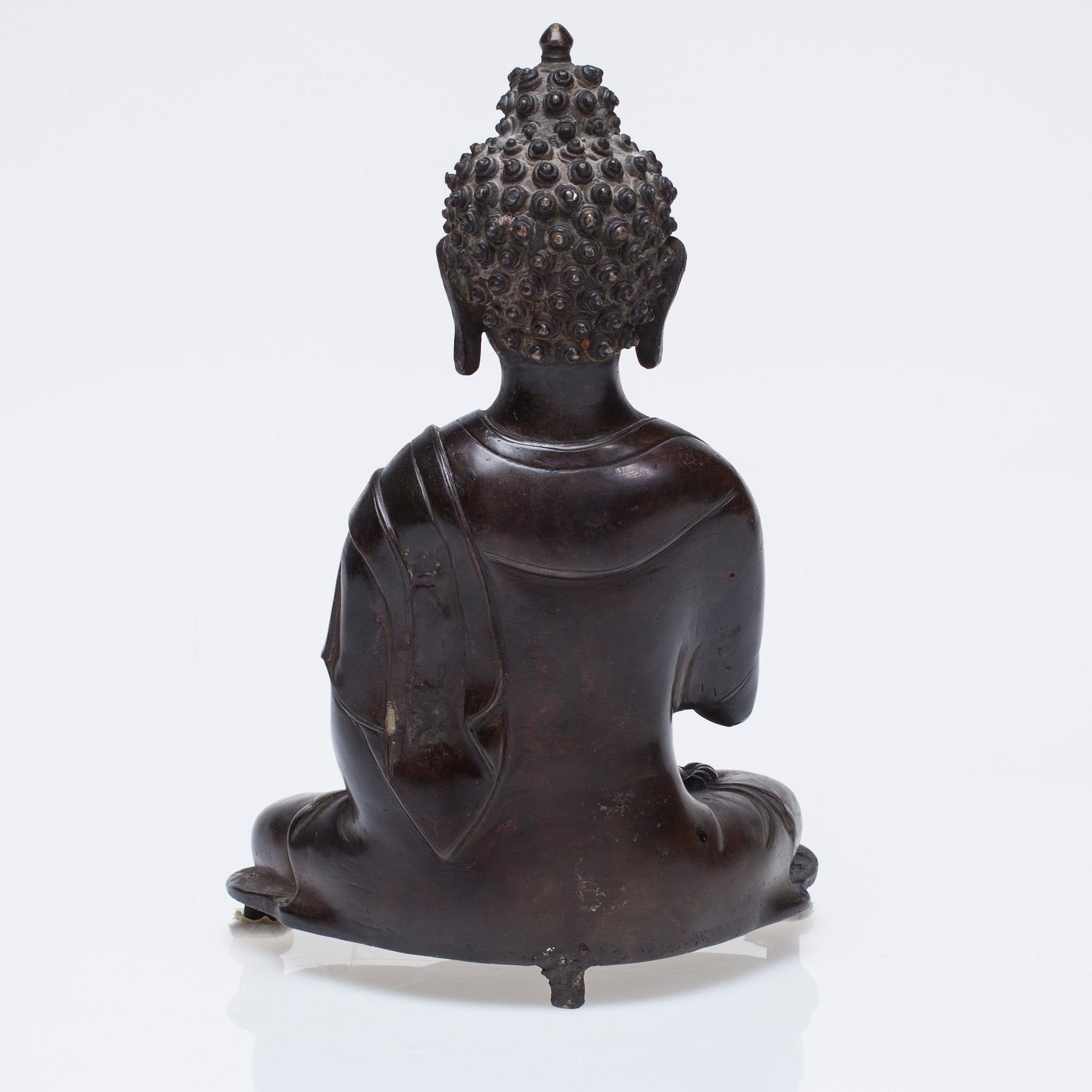BUDDHA, brons, Kina, 1900-talets senare hälft.