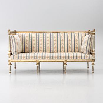 Soffa, sengustaviansk, 1700-talets slut.