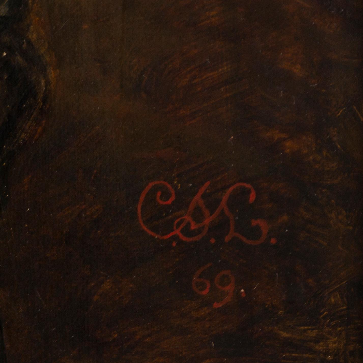 CHARLES SILLEM LIDDERDALE, olja på duk, signerad med monogram CSL och daterad 69.