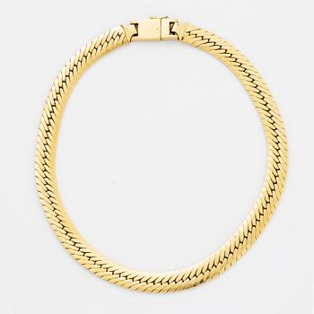Collier 18K guld, Balestra, Italien.