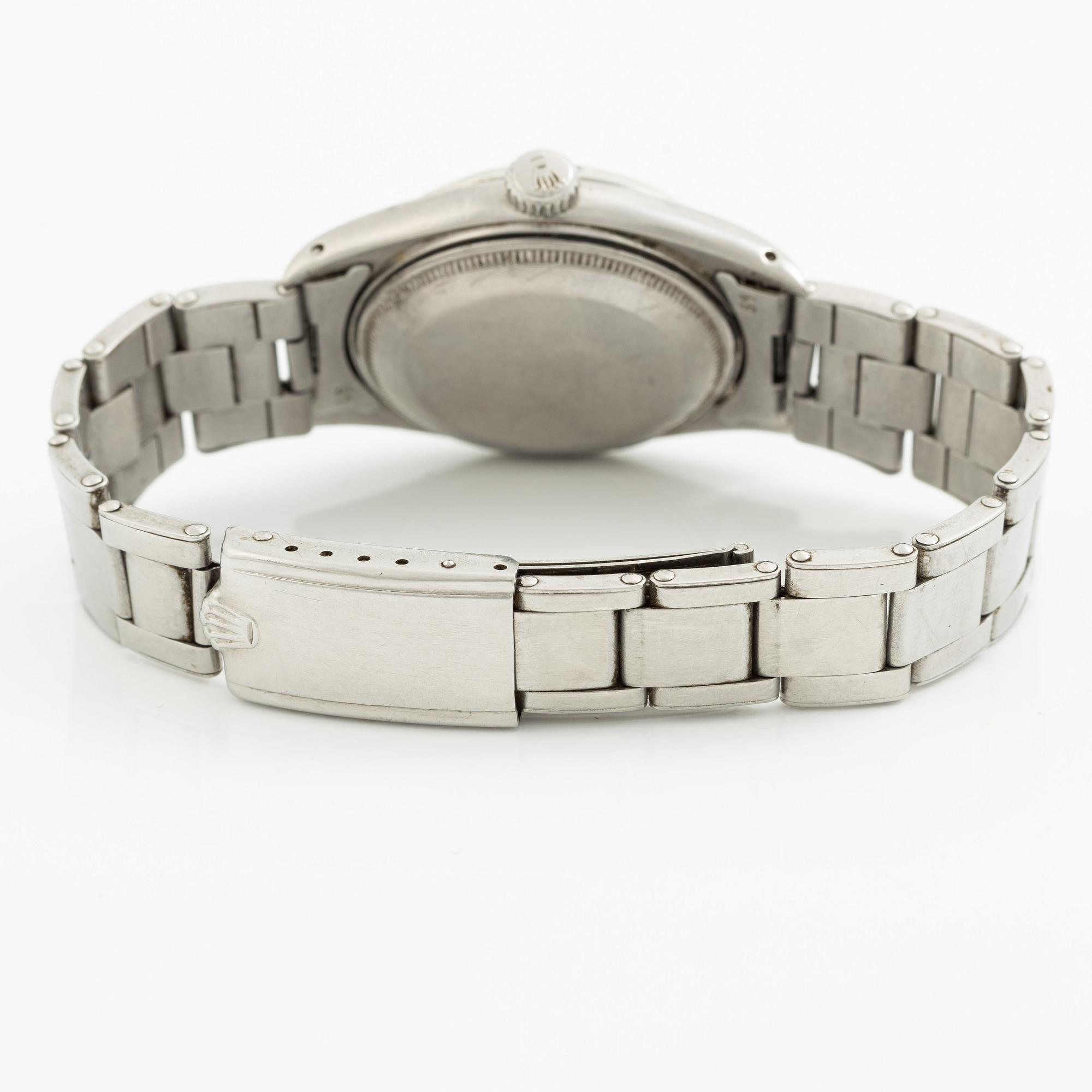 Rolex, Oyster Perpetual, Date, Chronometer, wristwatch, 34,5 mm.