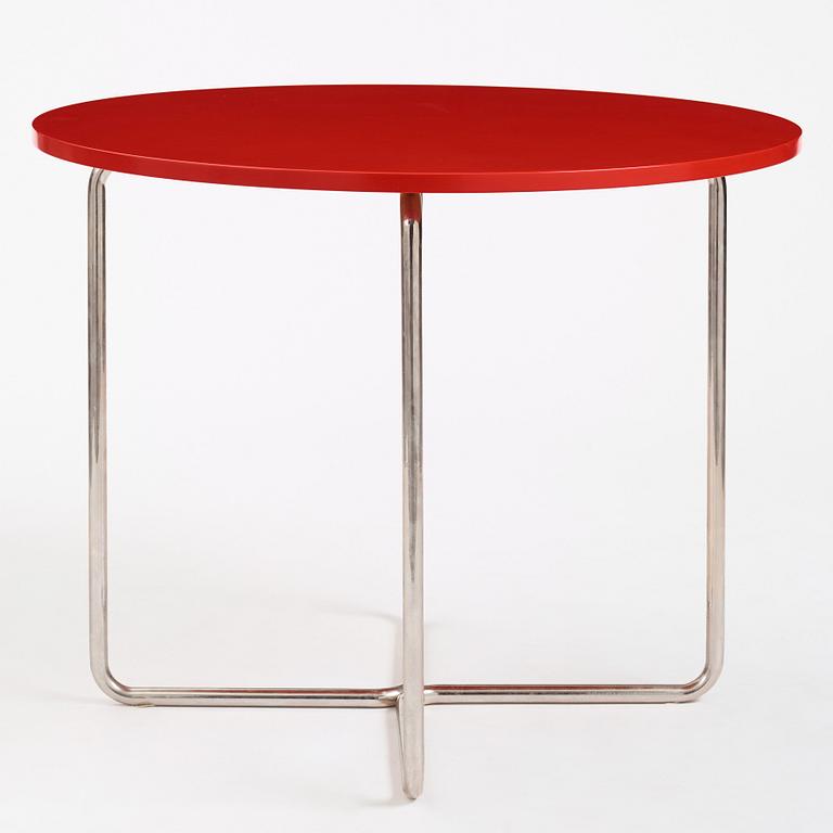 Marcel Breuer, bord, modell "B27", Thonet, 1930-tal.