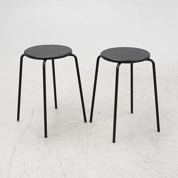 Jonas Bohlin, a pair of "palett" stools, Jonas Bohlin Design, Stockholm, Sweden.