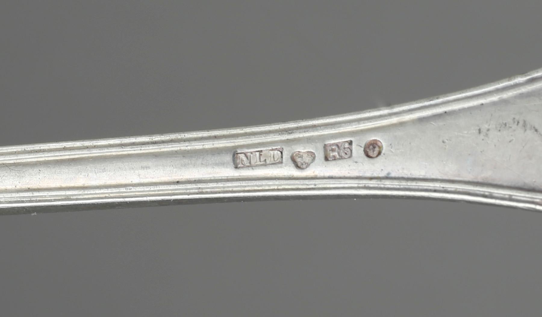 PARTI SILVER, ca 58 delar, ca 1000 gram. 1900-tal. Bl a Argala, Johanna Gottschalk, Stockholm 1957.
