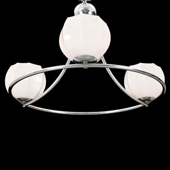 A mid- 20th century ceiling lamp.