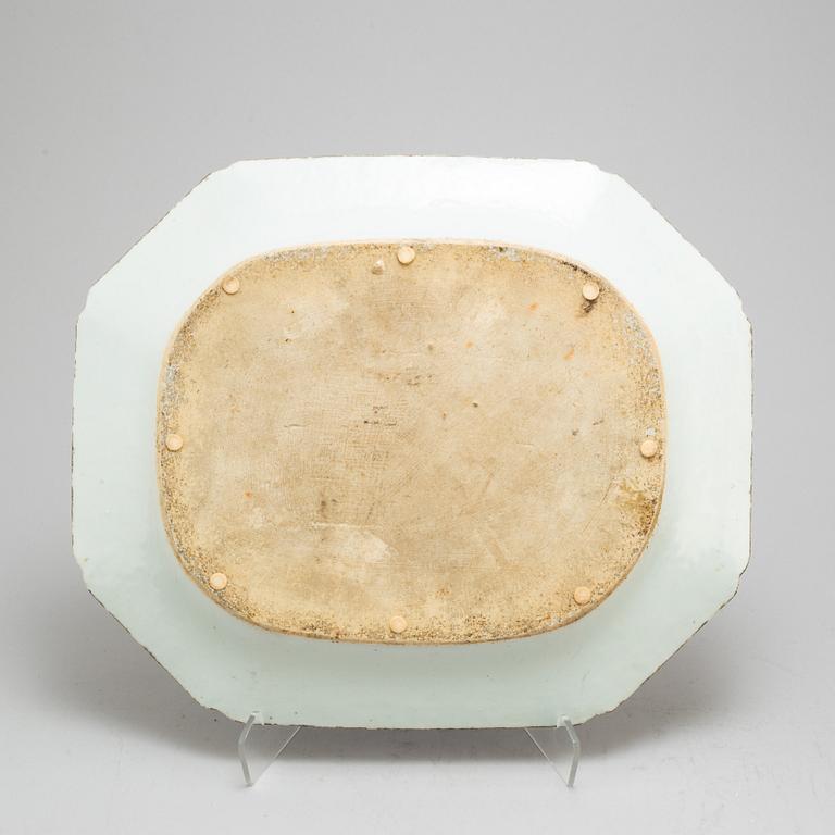 SERVERINGSFAT, kompaniporslin. Qingdynastin, Qianlong (1736-95).