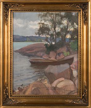 Wilho Sjöström, öljy kankaalle, signeerattu ja päivätty 1937.