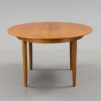 An oak dining table 'Herrgården' designed by Carl Malmsten, second half of the 20th century.