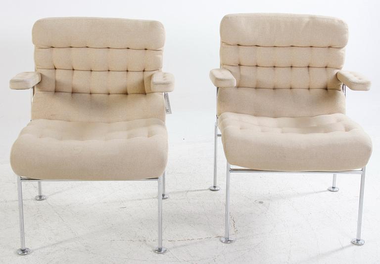 FÅTÖLJER, ett par, "Birgitta", Bruno Mathsson, Dux.