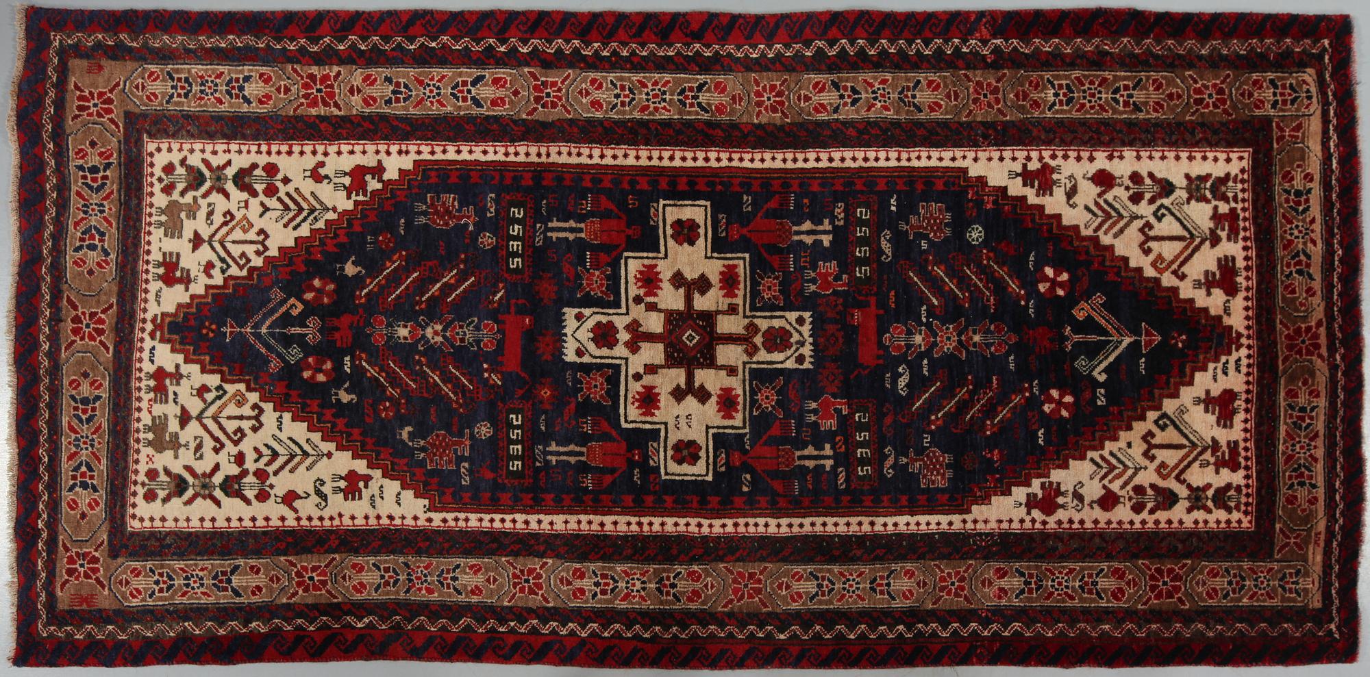 MATTA, Belutch, modern tillverkning, 204 x 99 cm.