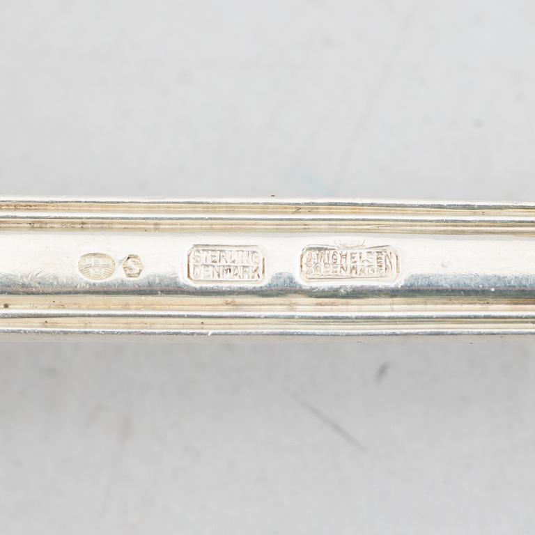 Ole Hagen, a Sterling Sauce Spoon, "Rosenborg", A Michelsen, Copenhagen circa 1960.