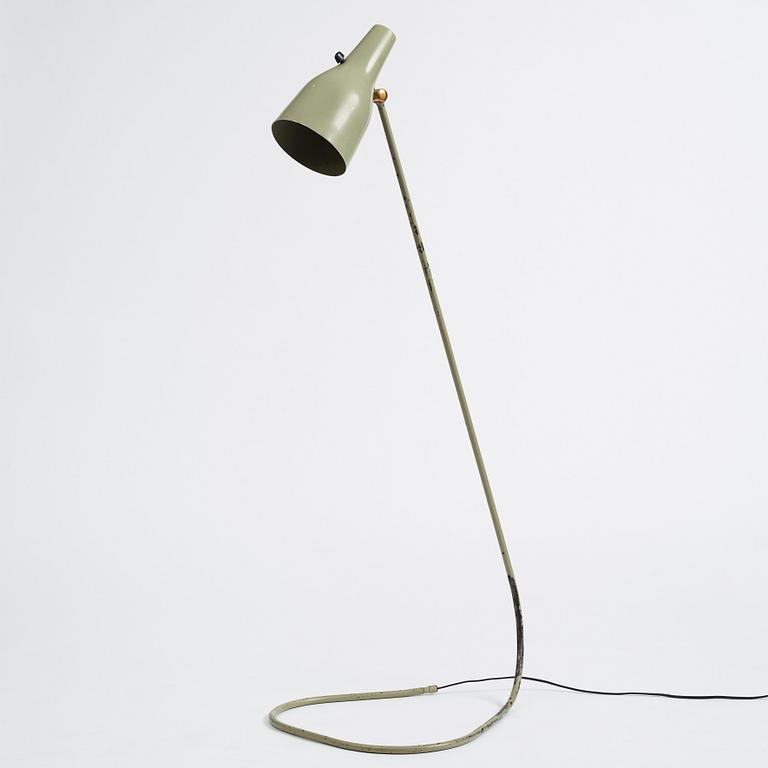 Hans Bergström, a rare floor lamp, model "540", ateljé Lyktan, Åhus, 1940-50s.