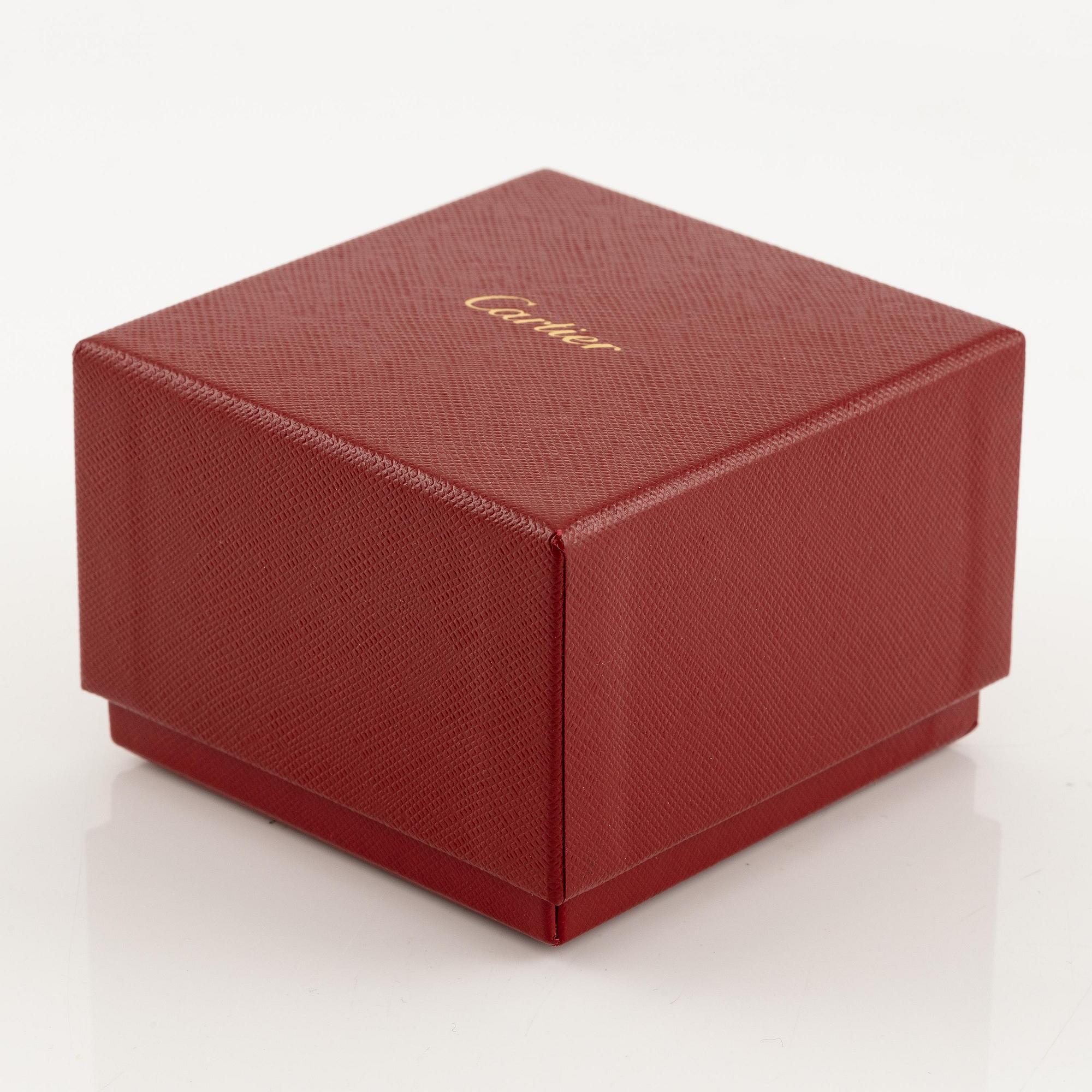 A Cartier "Trinity" ring 18K gold in three colours.